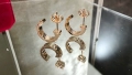 CARTIER Love Rose Gold Hoop 2 Diamonds Small Model Дамски Обеци, снимка 4