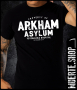 Тениска с щампа ARKHAM ASYLUM, снимка 1 - Тениски - 36379858