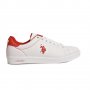 ПРОМО 🍊 U.S. POLO® 🍊 Дамски кожени спортни обувки WHITE & RED № 38 нови с кутия, снимка 9