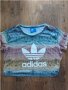 Adidas Menire Cropped Logo,Multicolor - страхотна дамска тениска, снимка 5