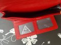Луксозно червено портмоне Guess  - бели - 1AP-0209, снимка 3