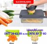 14в1 Мултифункционално кухненско ренде за плодове и зеленчуци с контейнер Veggie Slicer - КОД 3758, снимка 12