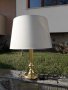 Настолна лампа с месингова основа , снимка 2