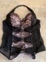 Нов секси корсет бюстие тюл дантела еластично с банели , снимка 2