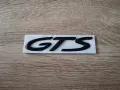Порше Porsche GTS черен гланц надпис емблема, снимка 1