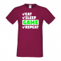 Мъжка тениска Game 6,Eat,Sleep,Game,Anime,Repeat,Ядене,Спане,Геймс,Подарък,Повторение,Празник,Игри, снимка 11