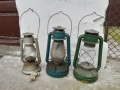 Стари Ретро газени фенери, снимка 1 - Антикварни и старинни предмети - 44863811