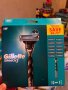Gillette MACH 3 комплект 1бр бръсначка +12бр ножчета внос Англия!, снимка 1 - Електрически самобръсначки - 43336066