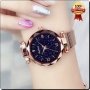 Дамски часовници с магнитна верижка закопчаване за жени, снимка 4
