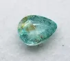 Зелено син Параиба турмалин с форма круша - 0.78кт.! Сертифициран! Нов!, снимка 10