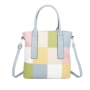 Шарена дамска чанта с разноцветна дръжка, снимка 10
