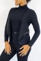 Дамско сако (блейзър) с ревер и джобове с цип, 3цвята - 024, снимка 12