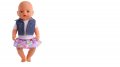 Играчки!Нови дрешки за кукла Бейби Борн/BABY BORN или кукла с височина 43 см, снимка 5