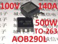 AOB290L  TO-263  N-FET 100V 140A 500W - 2 БРОЯ, снимка 1