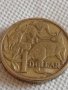 Две монети 1 долар/ 50 цента Австралия Кралица Елизабет втора 42472, снимка 3