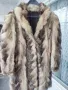 Дамско кожено палто от естествен косъм кожух естествена кожа  норка , визон ., снимка 9