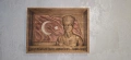 Mustafa Kemal Ataturk Дърворезба, снимка 1