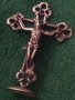 СТАРО НАСТОЛНО СРЕБЪРНО РАЗПЯТИЕ СРЕБРО 800 СРЕБЪРЕН КРЪСТ СТАТУЕТКА МАЙСТОРСКА РЯДКАИЗРАБОТКА 25111, снимка 4