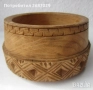 съдове от дърво:  Стар дървен съд, дърворезба, снимка 18