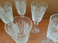  кристални чаши Ропотамо вода вино ракия уиски коняк , снимка 6
