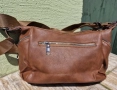 Дамска Кожена Кафява Чанта , снимка 2