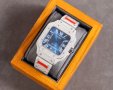 Мъжки часовник Cartier Santos De Cartier с автоматичен швейцарски механизъм, снимка 2