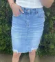 Дамска дънкова пола , снимка 1