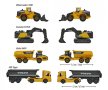 Сет строителни машини Volvo, 4 бр. Majorette 212057287, снимка 5