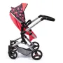 BAYER Червена трансформираща се количка за кукли NEO VARIO с чанта 18405AA, снимка 7