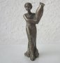 Фигура фигурки метал, изящна жена, жаба, бик, снимка 10