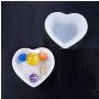 Сърце за направа на купичка купа силиконов молд за смола гипс шоколад и др, снимка 1 - Форми - 32670254