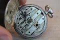 Стар Швейцарсйки сребърен джобен часовник , снимка 7
