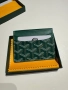 Портфейл - cardholder - Goyard - черен и зелен, стилни и компактни, снимка 5