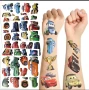 10 вида Маккуин Макуин колите McQueen cars Tattoo татос татуировка временна детска татоси татуси, снимка 1