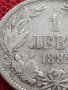 СРЕБЪРНА МОНЕТА 1 лев 1882г. КНЯЖЕСТВО БЪЛГАРИЯ АЛЕКСАНДЪР първи УНИКАТ за КОЛЕКЦИОНЕРИ 36498, снимка 7