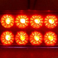 Диодни LED Лед габарити светлини , ЧЕРВЕНИ , 12-24V HN166 , снимка 1 - Аксесоари и консумативи - 35424163