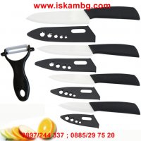 Комплект ножове с белачка , снимка 2 - Аксесоари за кухня - 28506384