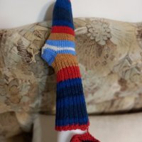 Ръчно плетени чорапи размер 40, снимка 1 - Дамски чорапи - 38593670