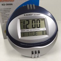Кръгъл Цифров Часовник KADIО KD-3806N, снимка 4 - Друга електроника - 40006430