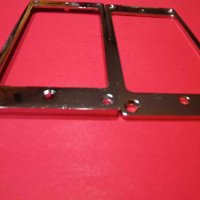 Хром метални рамки за humbuckers с винтчета за поставяне, снимка 9 - Китари - 43997246