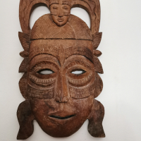 Африканска Тутси маска , снимка 1 - Антикварни и старинни предмети - 36543219