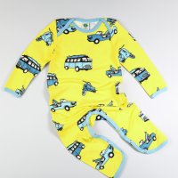 бебешка пижама / гащеризон Smafolk различни цветове 74 9-12 80 12-18 86 18-24 92 2-3, снимка 1 - Бебешки гащеризони - 28412413