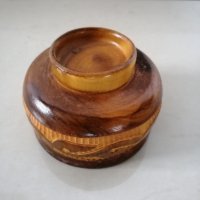 Дървена чаша 9.5 см. , снимка 2 - Други стоки за дома - 40769864