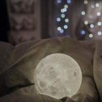 3D Лампа Impostore Луна, LED, Портативнa, 10 см..15-40 лева, 20 см 55 лева, снимка 9 - Настолни лампи - 27627253