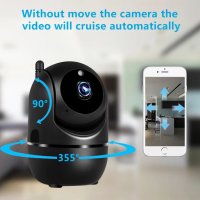 Топ модел Smart camera 1080p, Full HD IP - Wifi Смарт камера Бебефон, снимка 10 - IP камери - 28029073