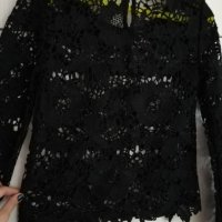 Нова блуза рязана дантела xs, снимка 1 - Ризи - 28522714