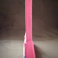 Текстилна малка дамска чанта за рамо в розов цвят, снимка 7 - Чанти - 43734395