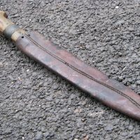 Стар овчарски нож с кания, снимка 2 - Антикварни и старинни предмети - 28429345