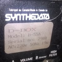 D-BOX B-55A BY SYNTHEDATA-MADE IN CANADA-ВНОС ФРАНЦИЯ, снимка 16 - Тонколони - 27103349