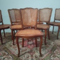 Старинни френски провансалски столове, снимка 7 - Столове - 43428993